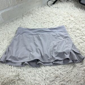 Lululemon Play Off the Pleats Mid-Rise Skirt Pastel Blue